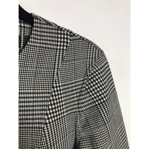 Theory Womens Clothing Lauret Portland Glen Check Top Workwear Classic Timeless - Picture 8 of 13